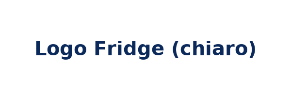 Logo Fridge su sfondo chiaro
